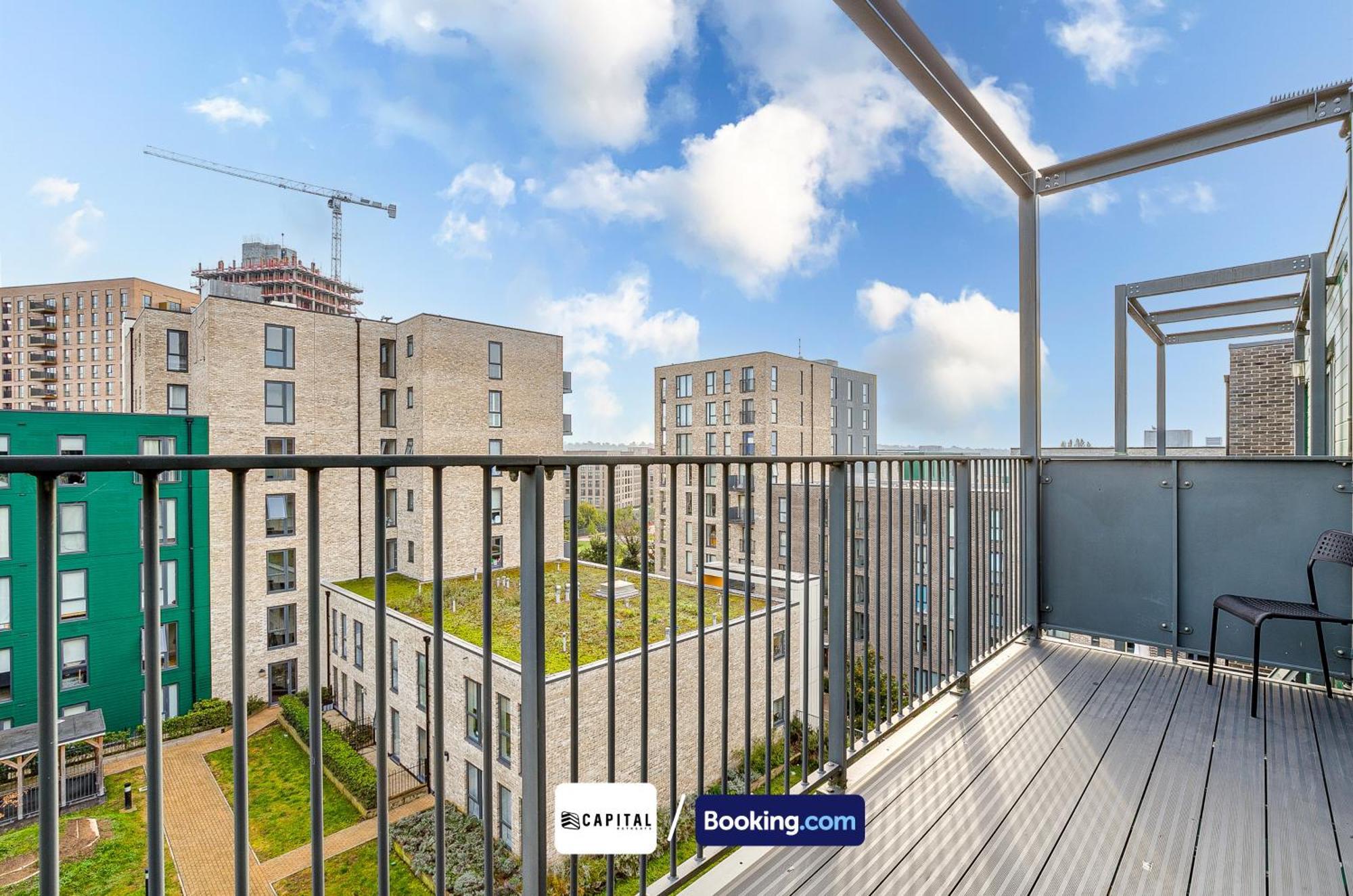 Last-minute Secure L Sleeps Up To 8 L 2 Bedroom By Capital Retreats Short Lets & Serviced London With Balcony, Free Wifi Апартаменты Эджвар